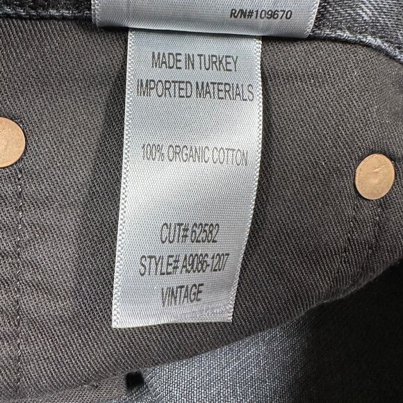 AGOLDE NWT Vintage Boot High Rise Jeans Vintage Wash Size 32 100% Organic Cotton - Picture 7 of 11